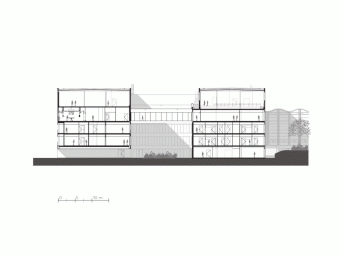 06_EGM architecten_Sint Maartenskliniek_doorsnede_© EGM architecten